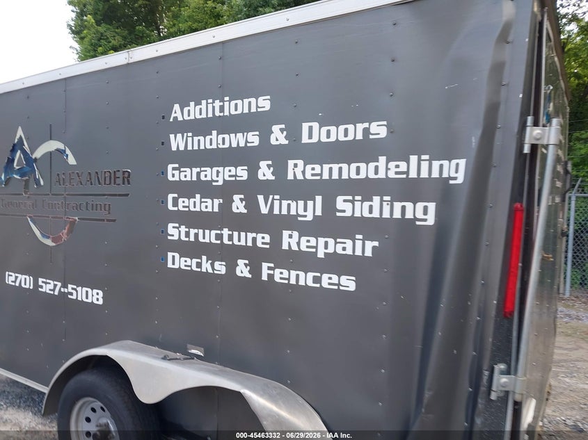 2019 CARGO TRAILER auction photo 7
