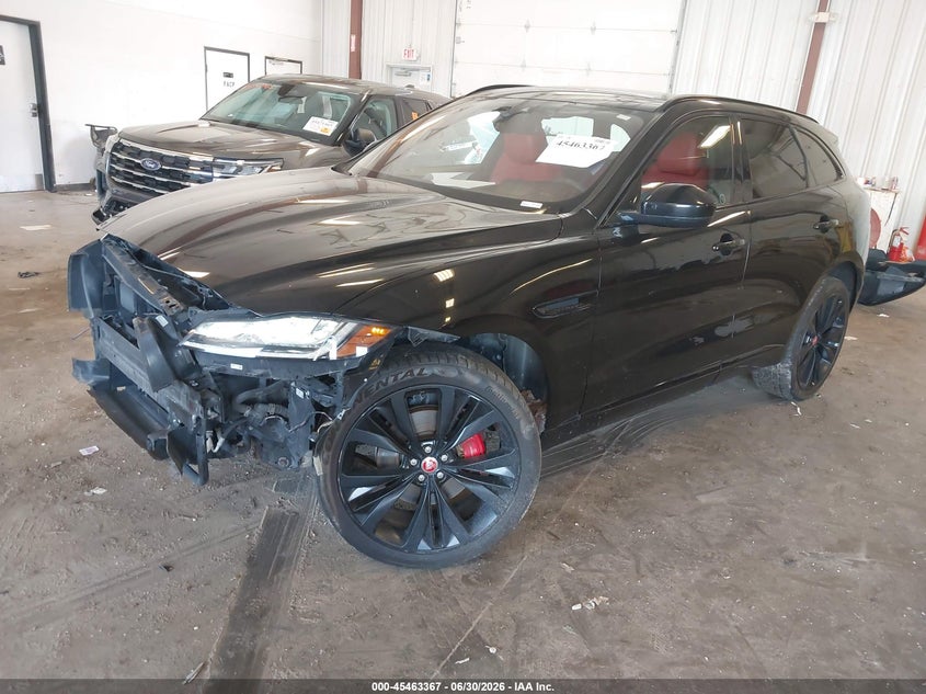Vin: sadcm2fv9ja293784, lot: 45961504, jaguar f-pace s 20182