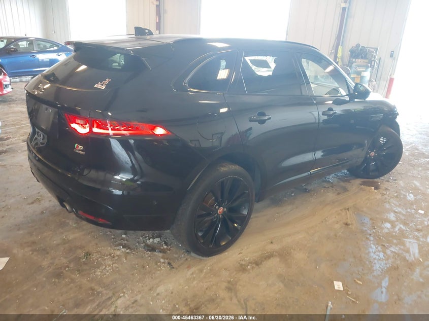 Vin: sadcm2fv9ja293784, lot: 45961504, jaguar f-pace s 20184