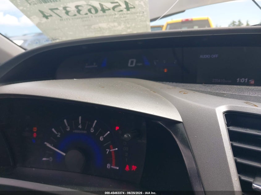2012 HONDA CIVIC COUPE 1.8L I-4 VVT, 140HP