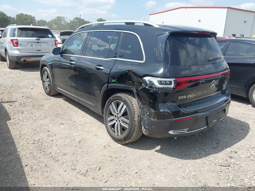 Vin: w1n9m0cb8pn043242, lot: 45961518, mercedes-benz eqb 250 suv 20233