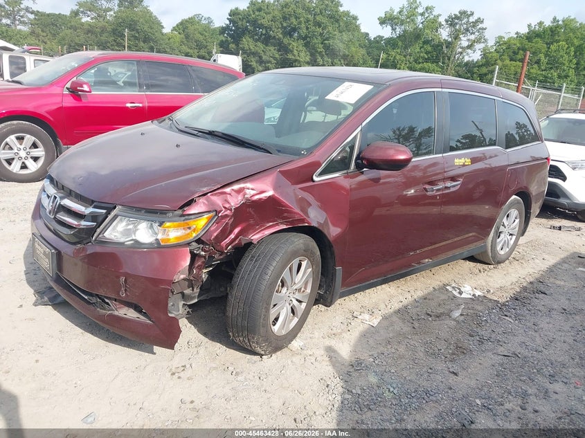 Vin: 5fnrl5h65gb115029, lot: 45961565, honda odyssey exl 20162