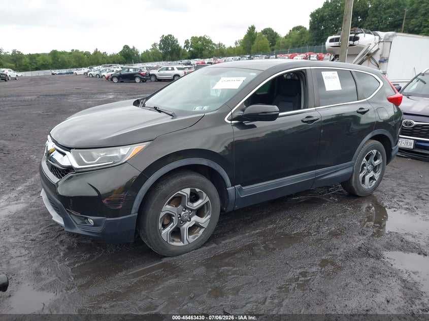 2017 Honda CR-V, Перед і зад, IAAI, VIN 5J6RW2H54HL008060 — фото 2