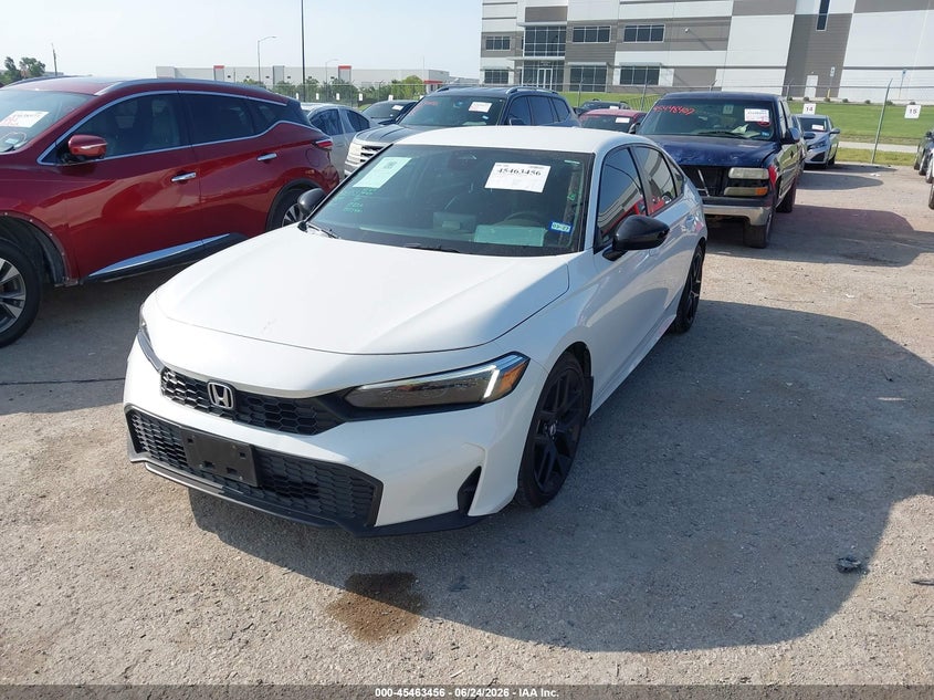 2025 Honda Civic, Rear, IAAI, VIN 2HGFE2F53SH582704 — photo 2