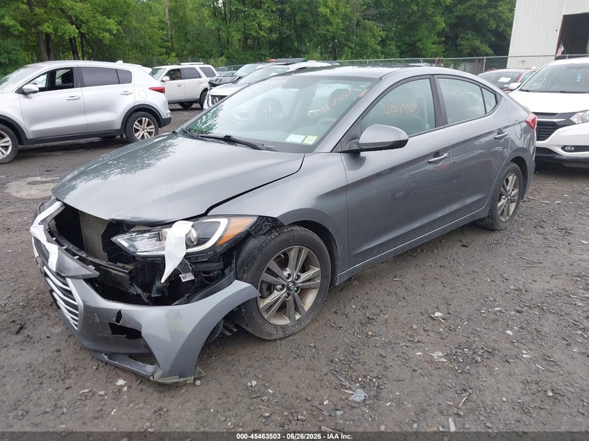 2018 Hyundai Elantra Sel, Front End, IAAI, VIN 5NPD84LF7JH397468 — photo 2