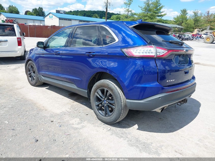 Vin: 2fmtk4j96fbb96055, lot: 45961645, ford edge sel 20153