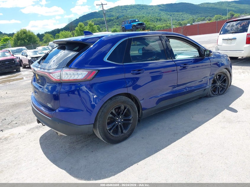 Vin: 2fmtk4j96fbb96055, lot: 45961645, ford edge sel 20154
