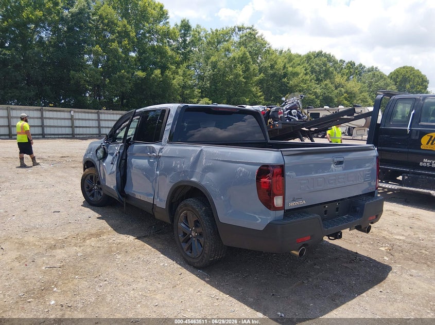 Vin: 5fpyk3f16rb024937, lot: 45961648, honda ridgeline sport 20243