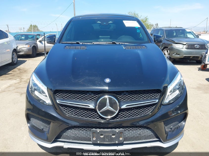 2017 Mercedes-Benz Amg Gle 43 Coupe 4Matic VIN: 4JGED6EB8HA058625 Lot: 45463564