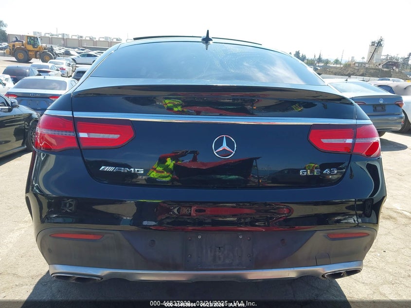2017 Mercedes-Benz Amg Gle 43 Coupe 4Matic VIN: 4JGED6EB8HA058625 Lot: 45463564