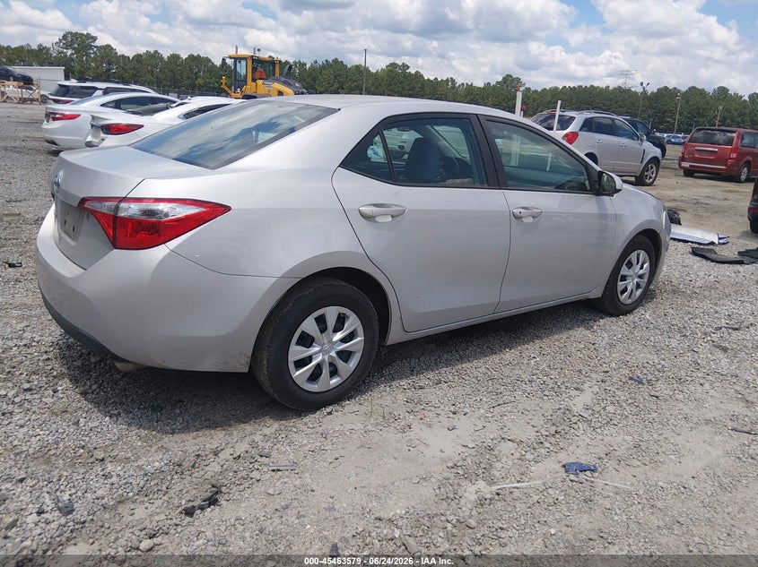2014 TOYOTA COROLLA auction photo 4