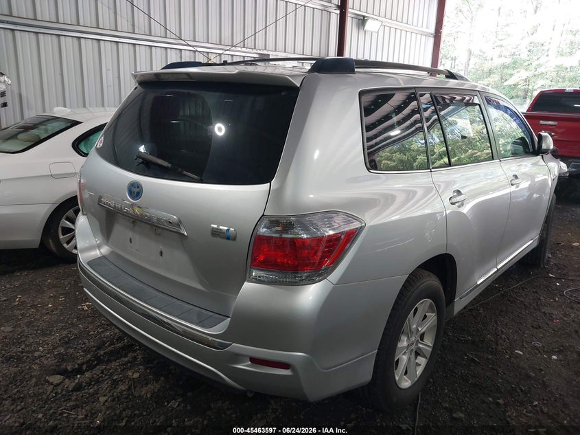 Vin: jtebc3eh3b2000383, lot: 45961734, toyota highlander hybrid base v6 20114