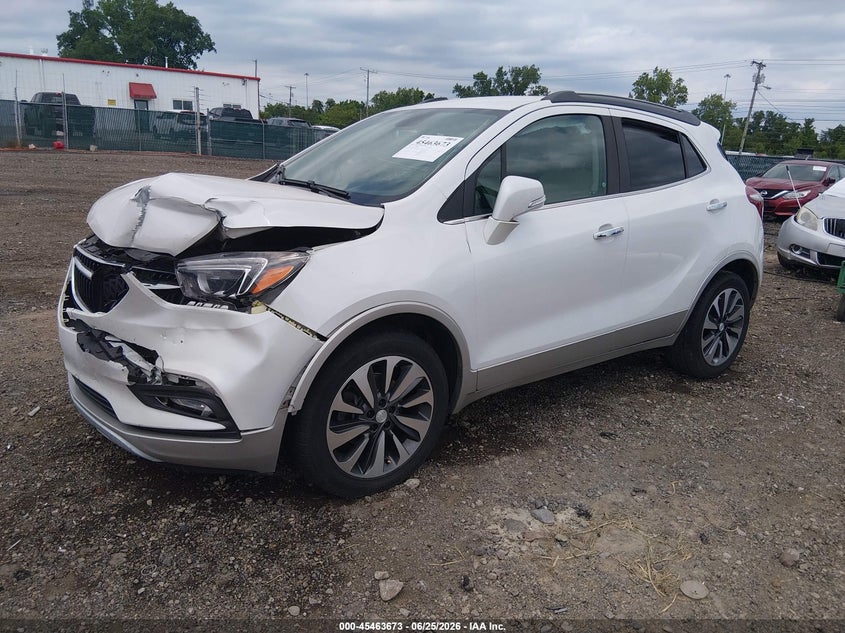 Vin: kl4cjcsb9hb117872, lot: 45961810, buick encore essence 20172