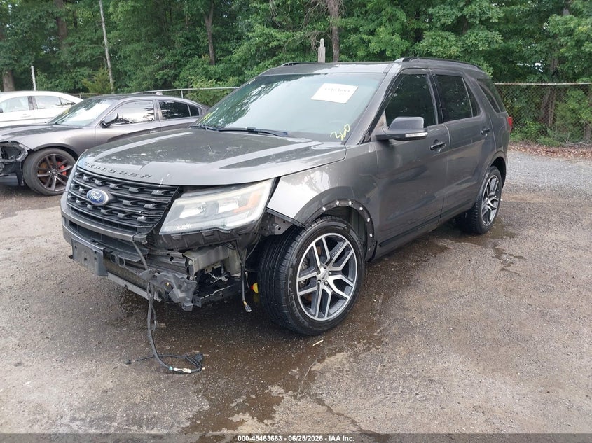 Vin: 1fm5k8gt6ggb15956, lot: 45961820, ford explorer sport 20162