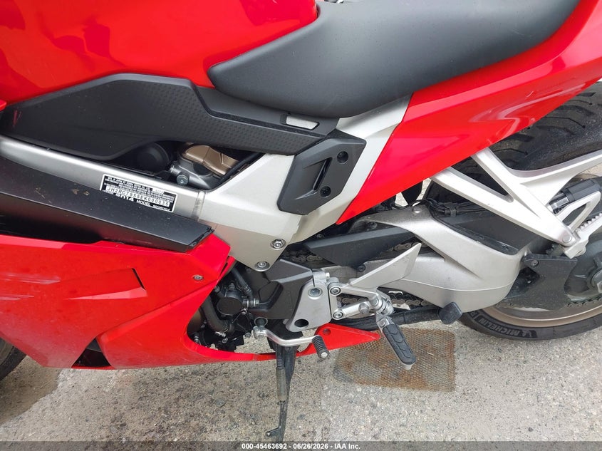 2014 Honda Vfr800 F VIN: JH2RC7955EK000035 Lot: 45463692
