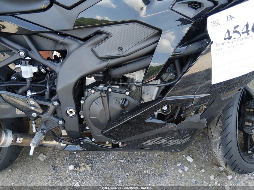 2024 Kawasaki Zx400 P VIN: ML5ZXCP12RDA28453 Lot: 45463738