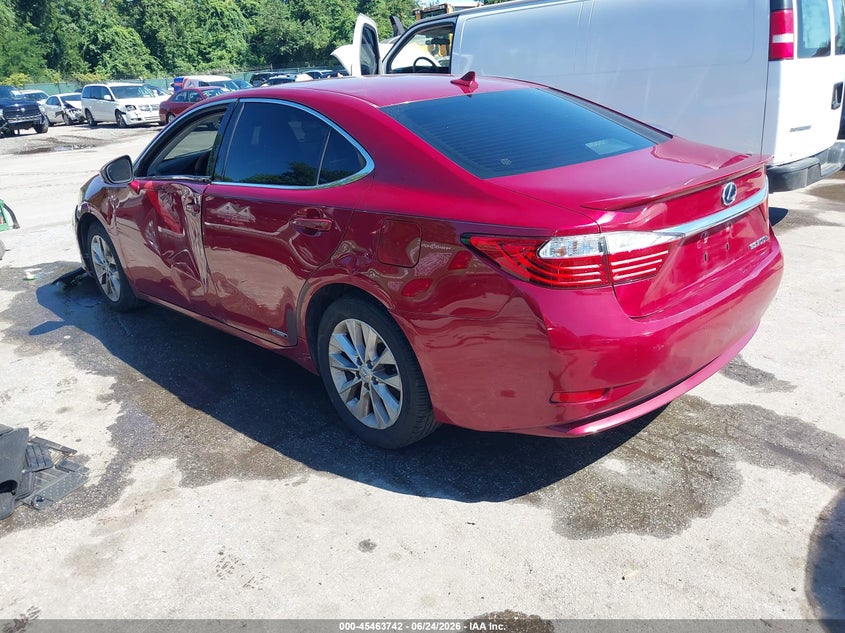 Vin: jthbw1gg1e2071217, lot: 45961879, lexus es 300h 20143
