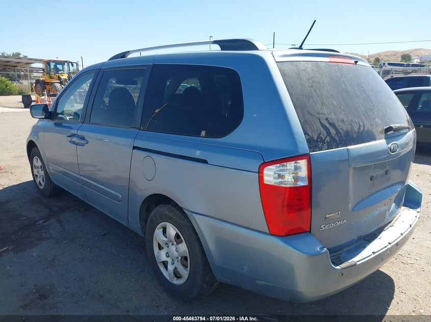 Vin: kndmg4c39a6357704, lot: 45961931, kia sedona lx 20103