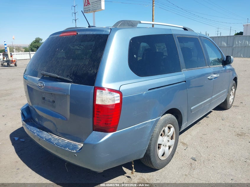Vin: kndmg4c39a6357704, lot: 45961931, kia sedona lx 20104