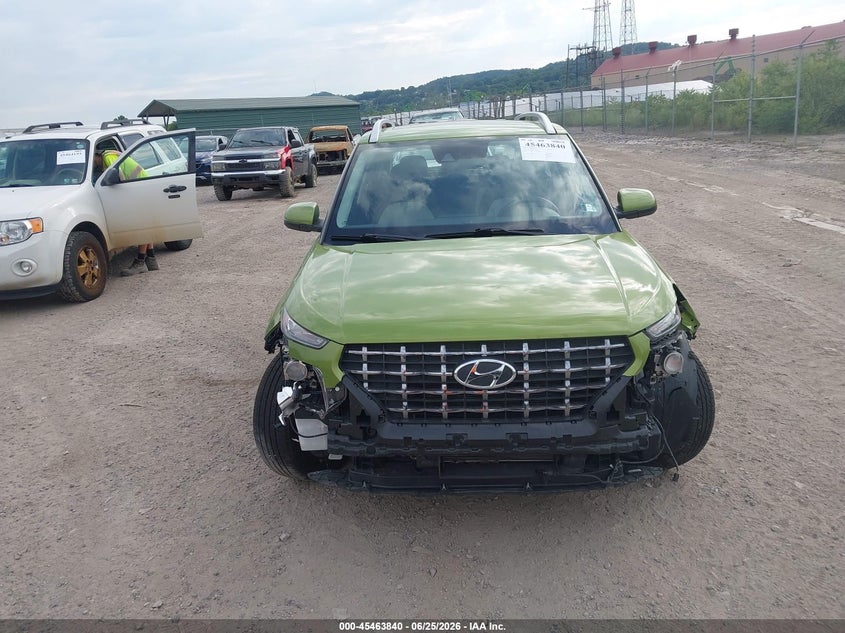 2022 Hyundai Venue Sel VIN: KMHRC8A39NU201025 Lot: 45463840