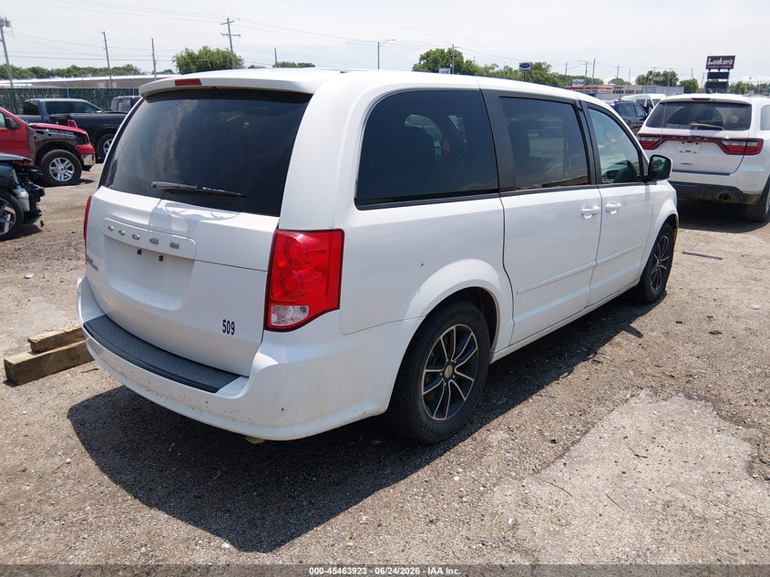 Vin: 2c4rdgbg6gr102224, lot: 45962060, dodge grand caravan se plus 20164