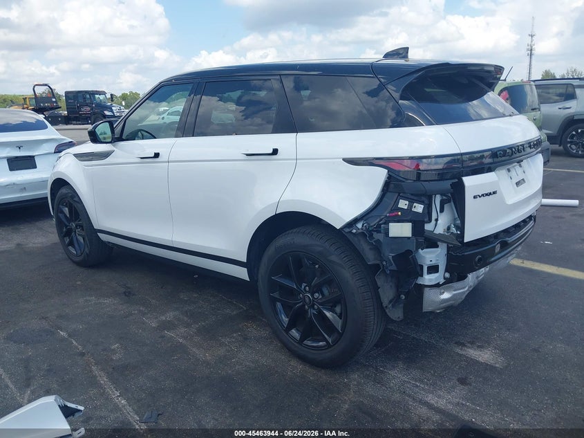 Vin: salzj2fx4rh249185, lot: 45962081, land rover range rover evoque core s 20243