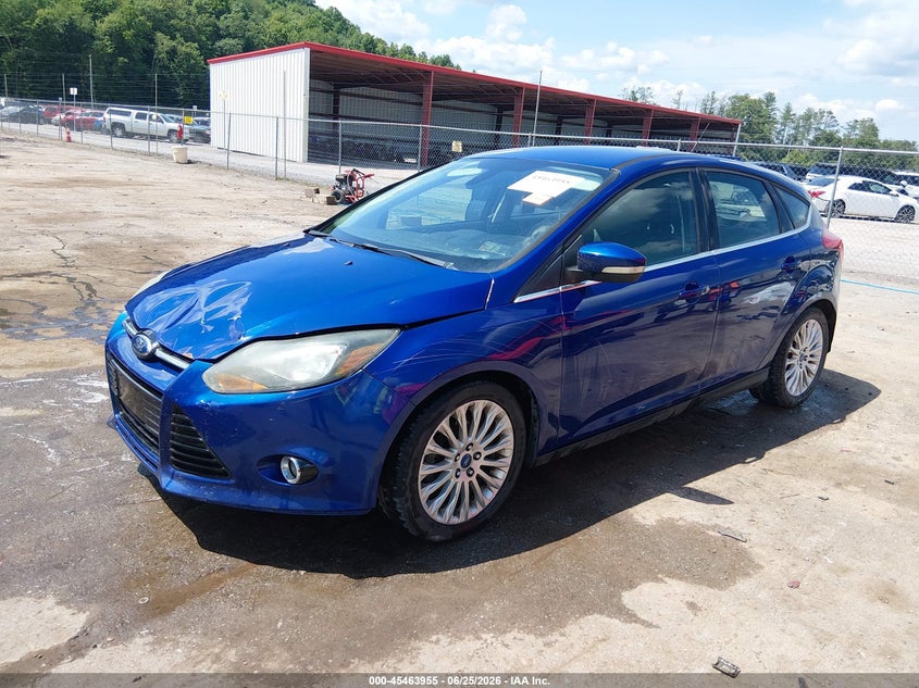 Vin: 1fahp3n27cl269955, lot: 45962092, ford focus titanium 20122
