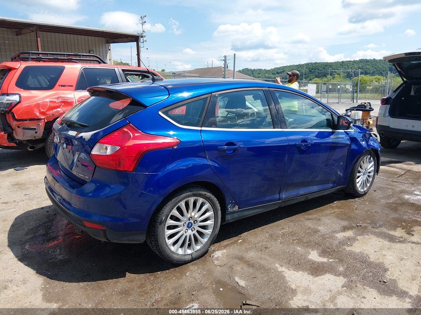 Vin: 1fahp3n27cl269955, lot: 45962092, ford focus titanium 20124