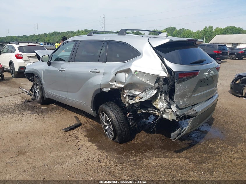 Vin: 5tdgzrbh0ms555397, lot: 45962101, toyota highlander xle 20213