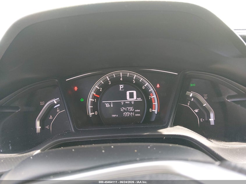 2016 HONDA CIVIC auction photo 7