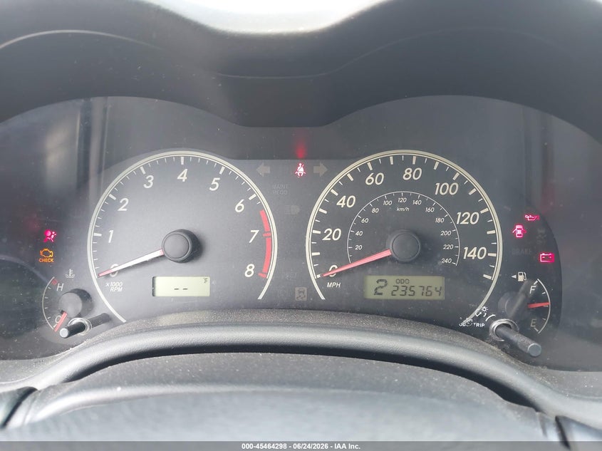 2011 TOYOTA COROLLA SEDAN 1.8L I-4 DOHC, VVT, 132HP