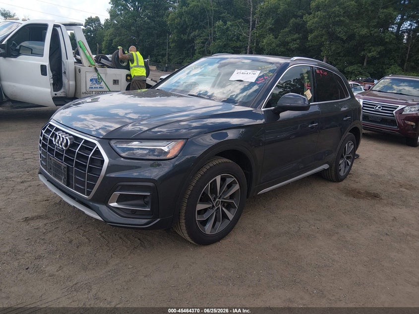 Vin: wa1baafy9m2007851, lot: 45962507, audi q5 premium plus 45 tfsi quattro s tronic 20212