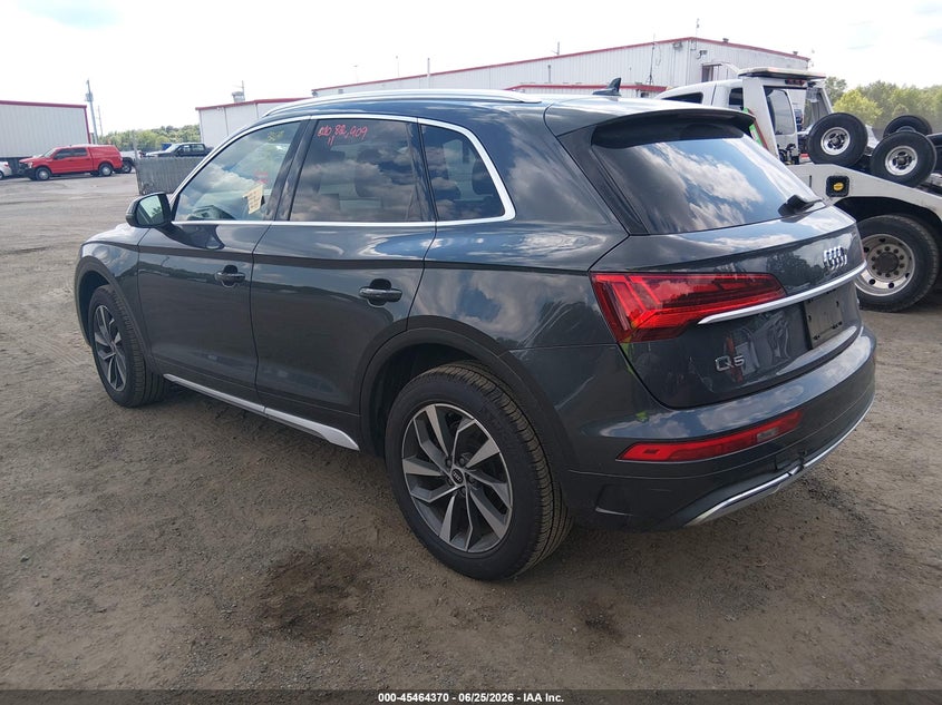 Vin: wa1baafy9m2007851, lot: 45962507, audi q5 premium plus 45 tfsi quattro s tronic 20213