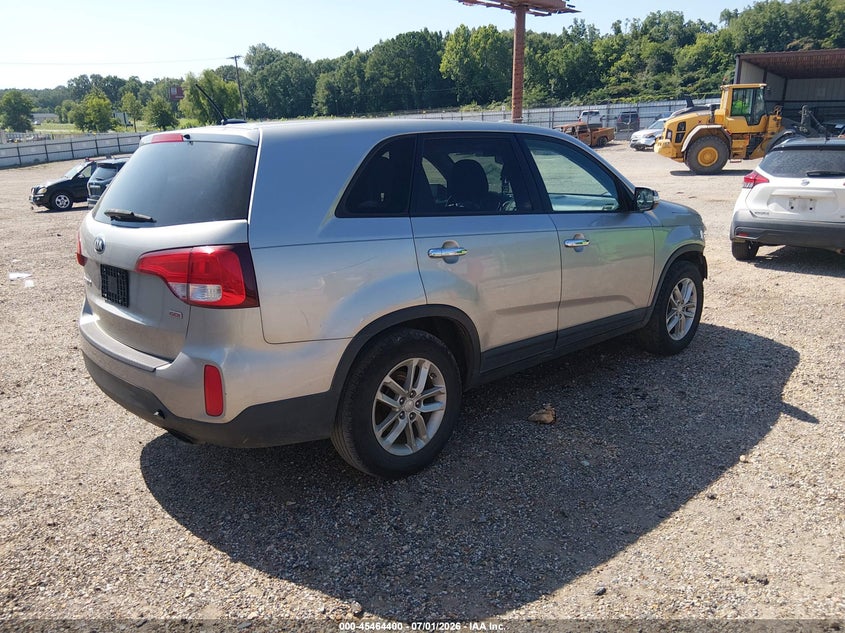 Vin: 5xykt3a65fg602836, lot: 45962536, kia sorento lx 20154
