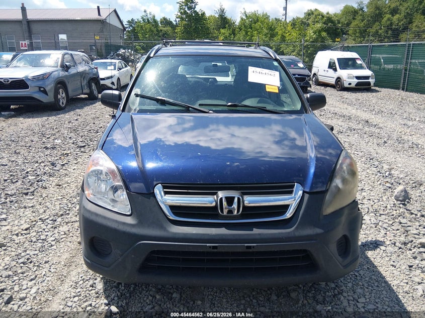 HONDA CR-V 2006 VIN JHLRD785X6C043470