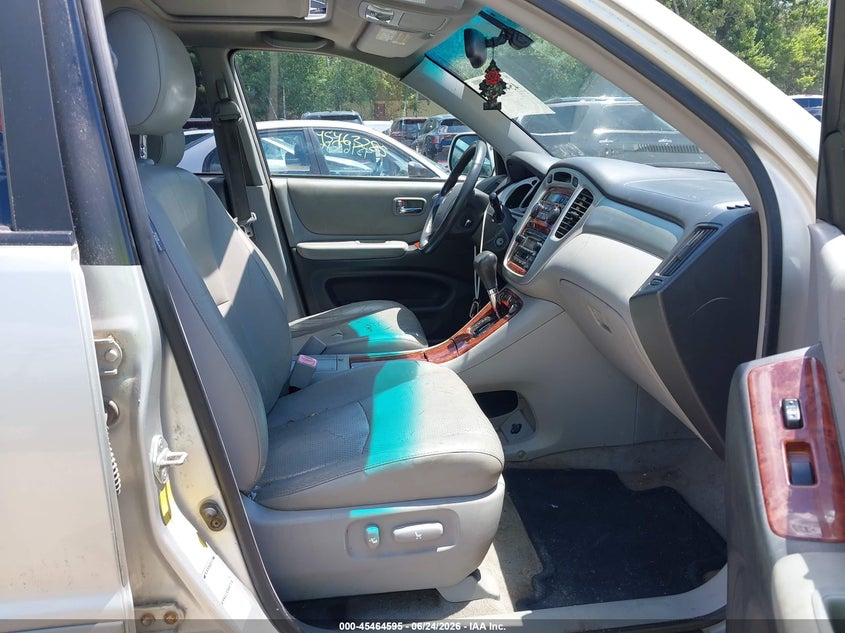2005 TOYOTA HIGHLANDER SPORT UTILITY VEHICLE 3.3L V-6 DOHC, VVT, 230HP