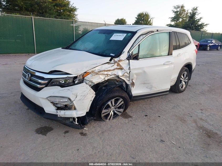 Vin: 5fnyf6h89jb070047, lot: 45962761, honda pilot ex-l 20182