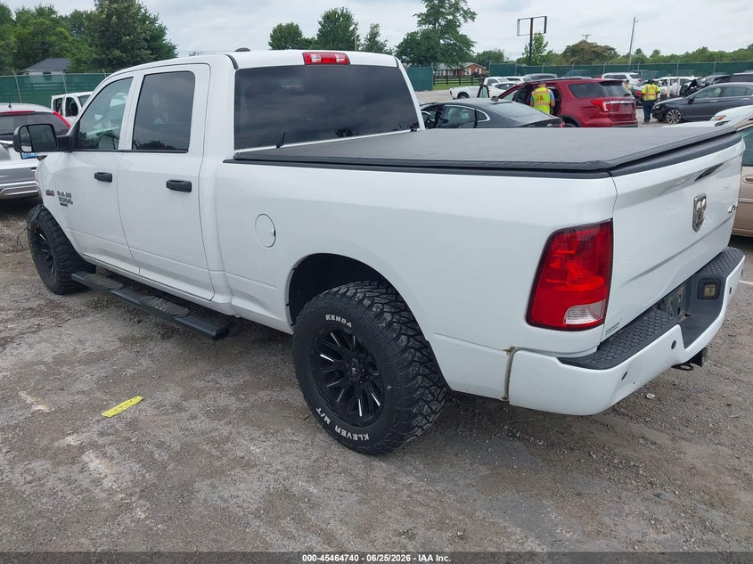 Vin: 1c6rr7st5ks645125, lot: 45962877, ram 1500 classic tradesman  4x4 6'4 box 20193