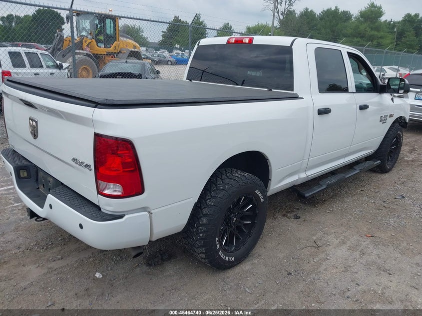 Vin: 1c6rr7st5ks645125, lot: 45962877, ram 1500 classic tradesman  4x4 6'4 box 20194