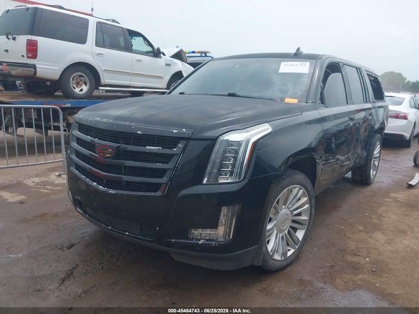 2015 Cadillac Escalade, Front & Rear, IAAI, VIN 1GYS3TKJ8FR551380 — photo 2