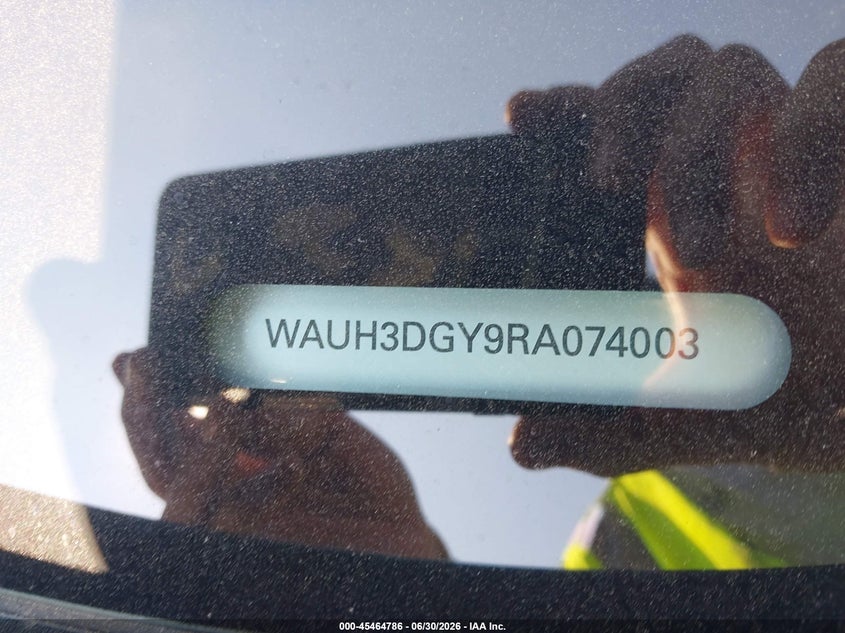2024 Audi S3 Premium Plus Tfsi Quattro S Tronic VIN: WAUH3DGY9RA074003 Lot: 45464786