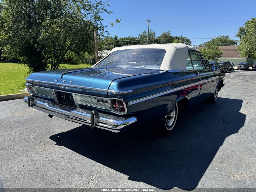 1963 PLYMOUTH FURY auction photo 4