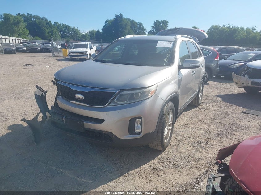 2014 Kia Sorento, Front End, IAAI, VIN 5XYKT3A67EG442781 — photo 2