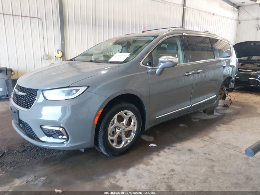 Vin: 2c4rc3gg6mr544887, lot: 45963066, chrysler pacifica limited awd 20212