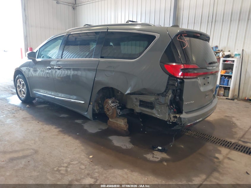 Vin: 2c4rc3gg6mr544887, lot: 45963066, chrysler pacifica limited awd 20213