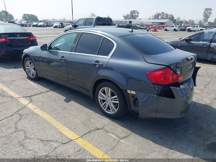 Vin: jn1dv6ap2bm830883, lot: 45963078, infiniti g25 journey 20113