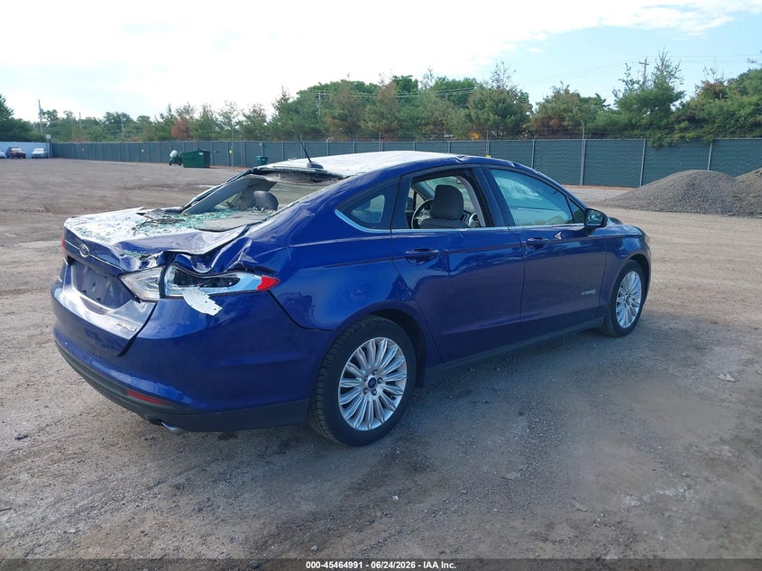2016 FORD FUSION HYBRID auction photo 4