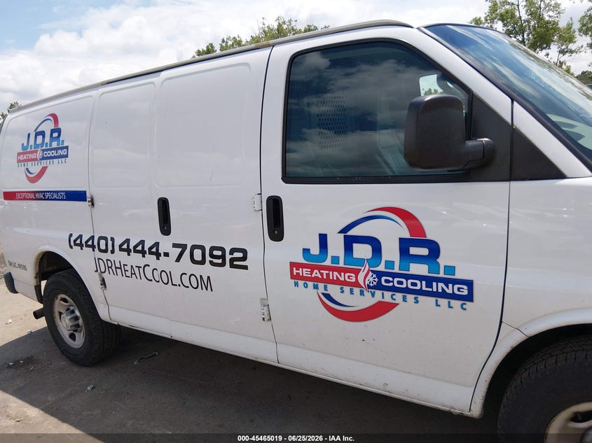 2017 Chevrolet Express 2500 Work Van VIN: 1GCWGAFF1H1348578 Lot: 45465019