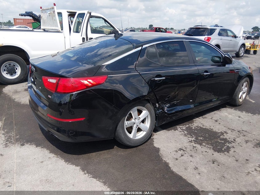 Vin: 5xxgm4a77eg263761, lot: 45963163, kia optima lx 20144