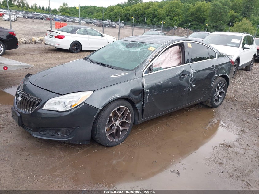 Vin: 2g4gl5ex1h9195919, lot: 45963188, buick regal turbo sport touring 20172
